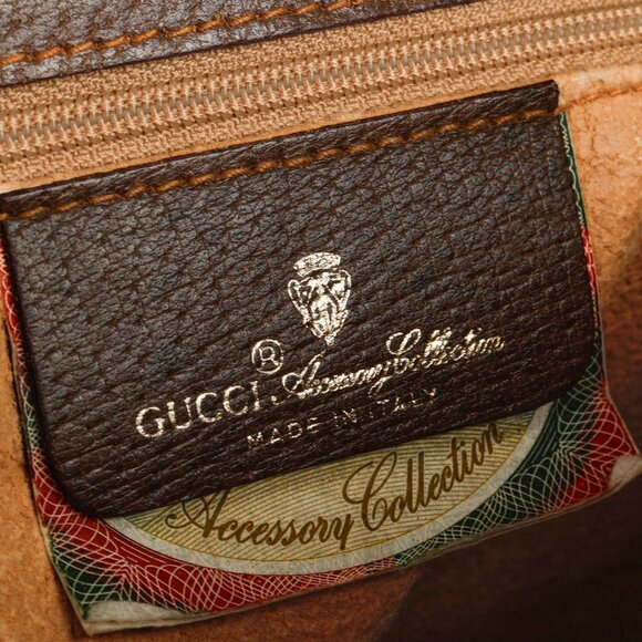 Gucci Vintage Beige Monogram Messenger Clutch - Picture 13 of 15
